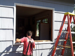 Replacing windows in a house in Corvallis