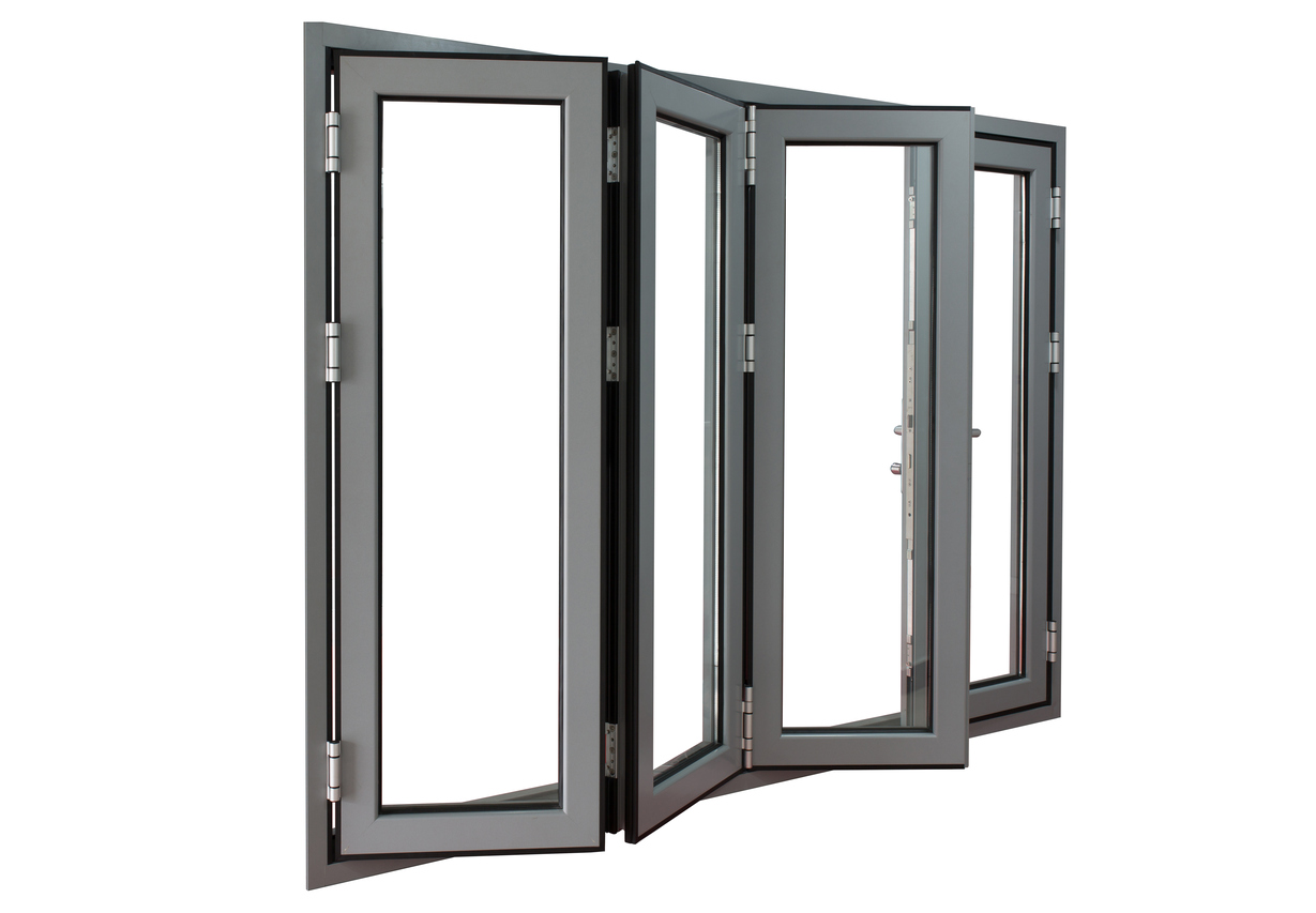 aluminium powder coated frame bi-fold doors